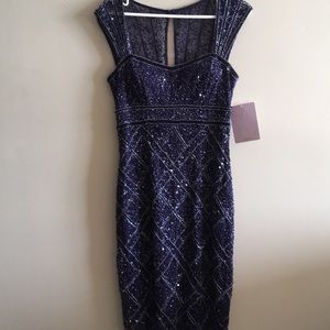 Beaded evening dress